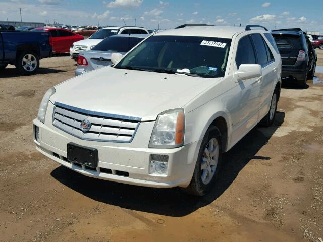 1GYEE637180161868 - 2008 CADILLAC SRX WHITE photo 2