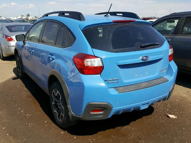 JF2GPABC5G8320239 - 2016 SUBARU CROSSTREK BLUE photo 3