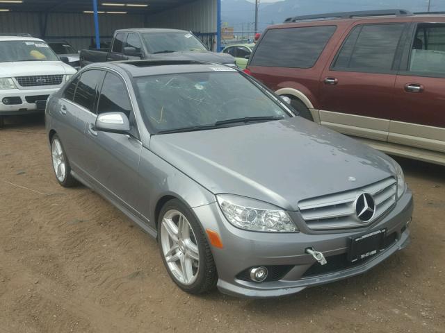 WDDGF56X49R058528 - 2009 MERCEDES-BENZ C 350 SILVER photo 1