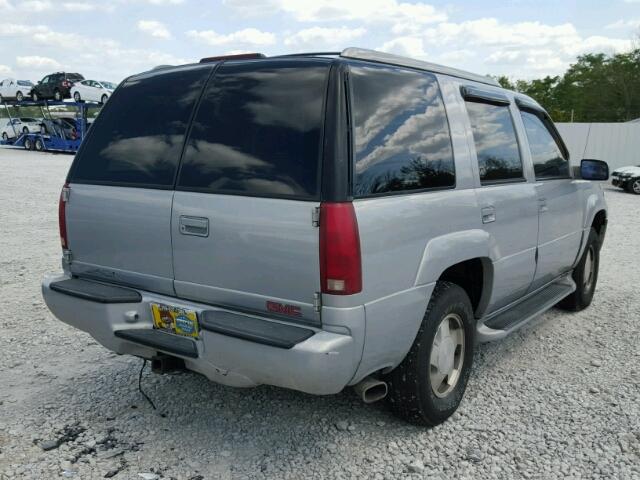 1GKEK13R7XR918337 - 1999 GMC DENALI SILVER photo 4