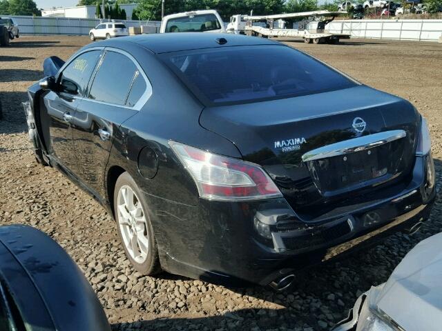 1N4AA5AP6CC826936 - 2012 NISSAN MAXIMA S BLACK photo 3