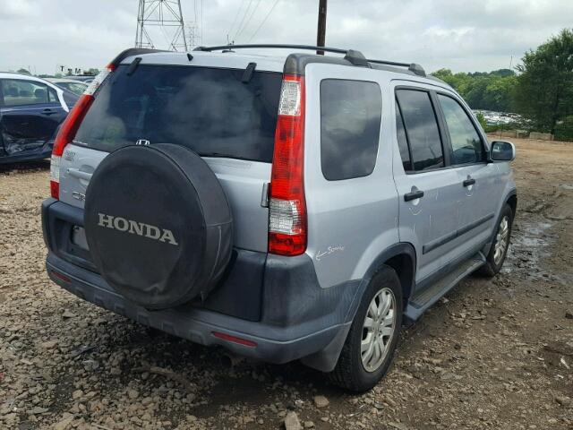 SHSRD78835U328805 - 2005 HONDA CR-V EX ვერცხლისფერი ფოტო 4