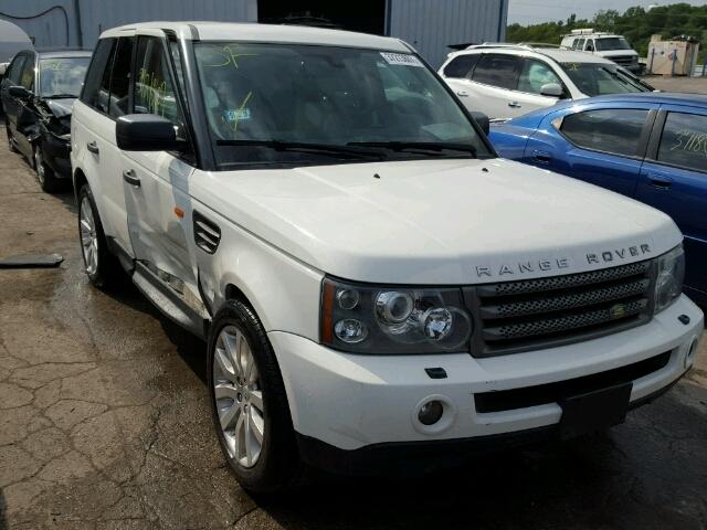 SALSK25438A121016 - 2008 LAND ROVER RANGE ROVE WHITE photo 1