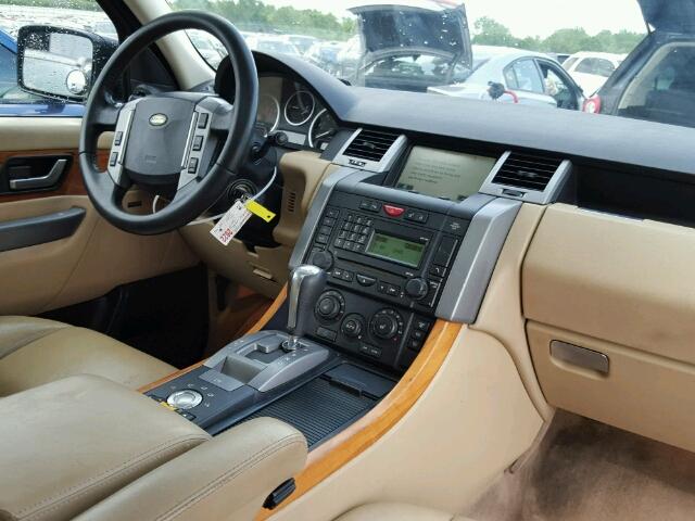 SALSK25438A121016 - 2008 LAND ROVER RANGE ROVE WHITE photo 9