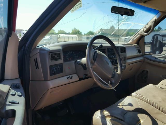1FTWX33S7XEB67053 - 1999 FORD F350 SUPER BLACK photo 9