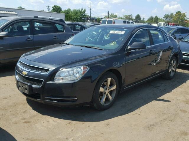 1G1ZJ57BX94131492 - 2009 CHEVROLET MALIBU 2LT BLACK photo 2