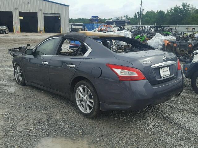 1N4AA5APXBC826923 - 2011 NISSAN MAXIMA S GRAY photo 3