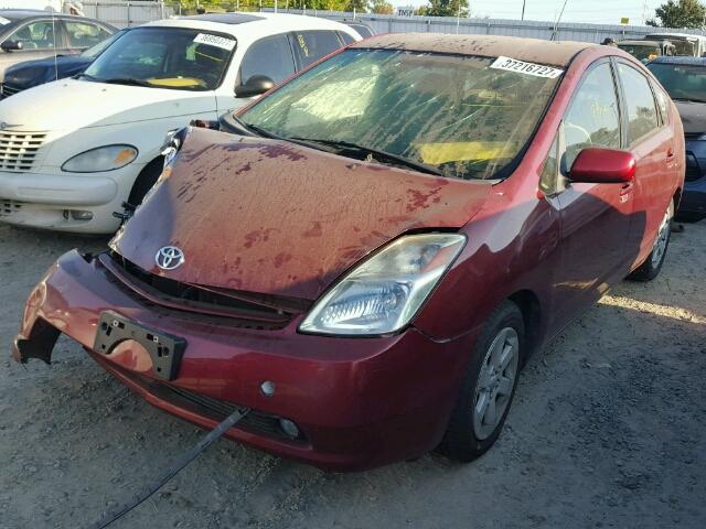 JTDKB20U953067445 - 2005 TOYOTA PRIUS RED photo 2