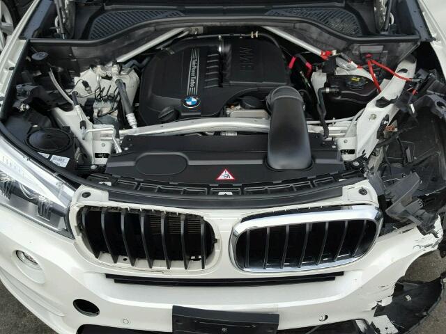 5UXKR2C55E0H34532 - 2014 BMW X5 SDRIVE3 WHITE photo 7