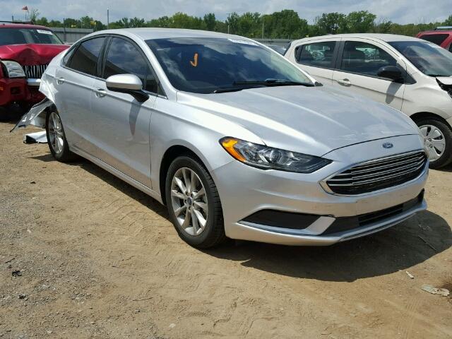 3FA6P0H74HR205071 - 2017 FORD FUSION SILVER photo 1