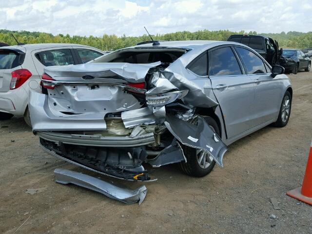 3FA6P0H74HR205071 - 2017 FORD FUSION SILVER photo 4