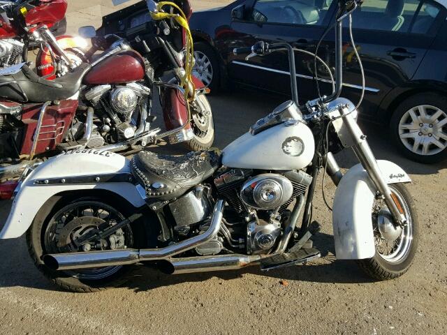 1HD1BWB194Y034354 - 2004 HARLEY-DAVIDSON FLSTCI WHITE photo 9