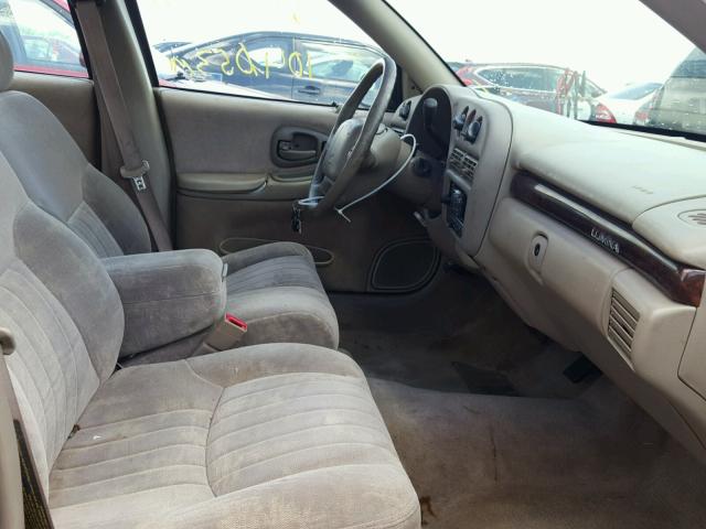 2G1WL52M1W9290416 - 1998 CHEVROLET LUMINA BAS წითელი ფოტო 5