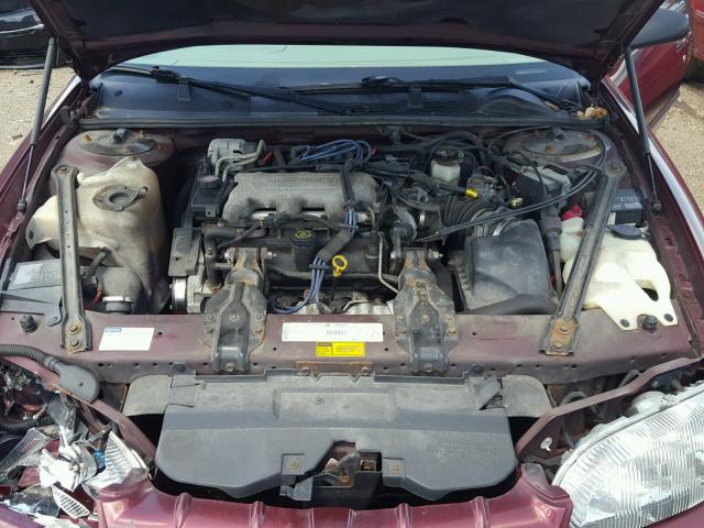 2G1WL52M1W9290416 - 1998 CHEVROLET LUMINA BAS წითელი ფოტო 7