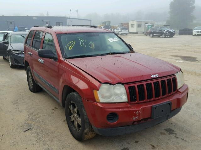 1J4GS48K25C626011 - 2005 JEEP GRAND CHER RED photo 1