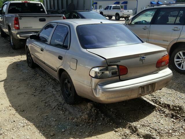 1Y1SK52872Z414003 - 2002 CHEVROLET GEO PRIZM TAN photo 3