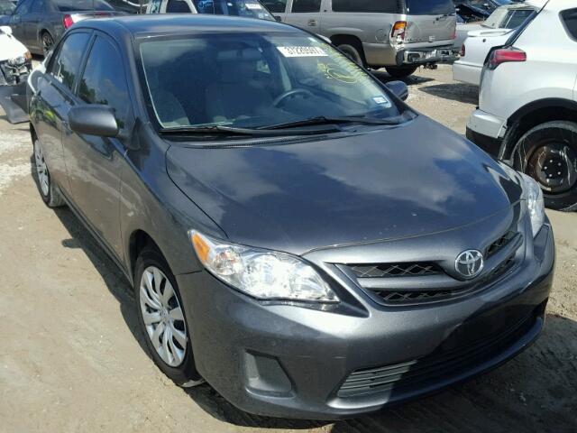 5YFBU4EE1CP003217 - 2012 TOYOTA COROLLA BA GRAY photo 1