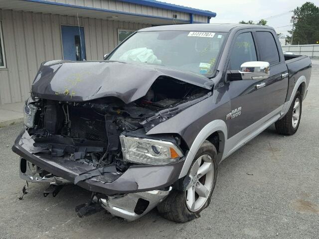 1C6RR7NT4ES451234 - 2014 RAM RAM TRUCK GRAY photo 2