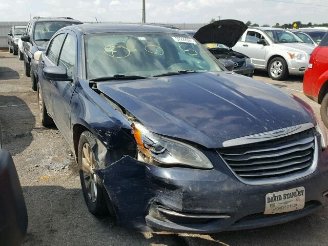 1C3CCBBB5DN585055 - 2013 CHRYSLER 200 TOURIN BLUE photo 1