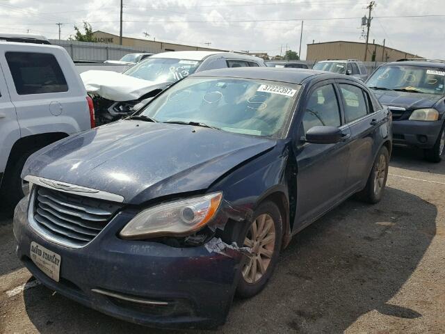 1C3CCBBB5DN585055 - 2013 CHRYSLER 200 TOURIN BLUE photo 2