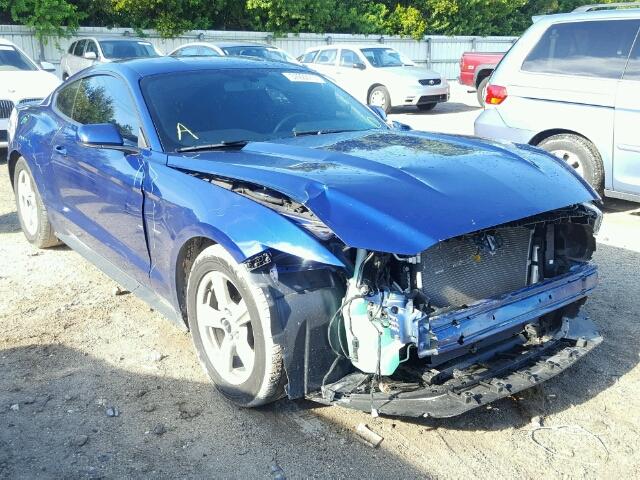 1FA6P8AM4F5429701 - 2015 FORD MUSTANG BLUE photo 1