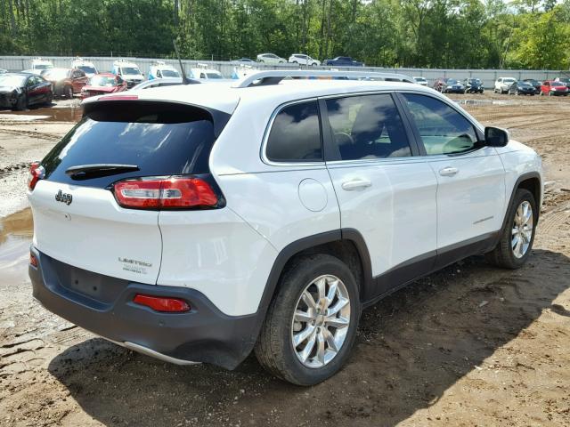 1C4PJLDB1GW126366 - 2016 JEEP CHEROKEE L WHITE photo 4