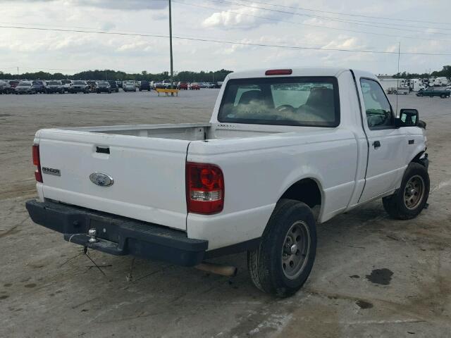 1FTYR10D48PA58360 - 2008 FORD RANGER WHITE photo 4