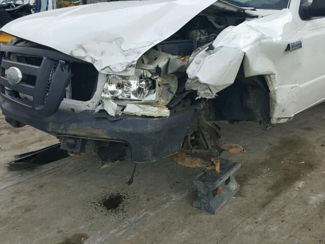 1FTYR10D48PA58360 - 2008 FORD RANGER WHITE photo 9