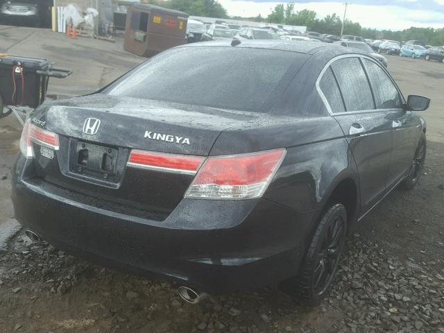 1HGCP3F85CA036032 - 2012 HONDA ACCORD EXL BLACK photo 4