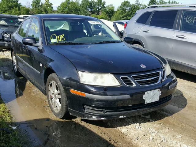 YS3FD49Y771002839 - 2007 SAAB 9-3 2.0T BLACK photo 1