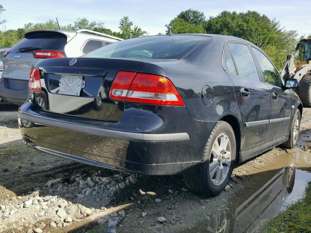 YS3FD49Y771002839 - 2007 SAAB 9-3 2.0T BLACK photo 4