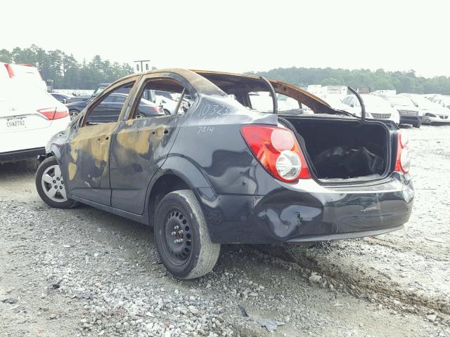 1G1JA5SH9F4197214 - 2015 CHEVROLET SONIC LS BLACK photo 3