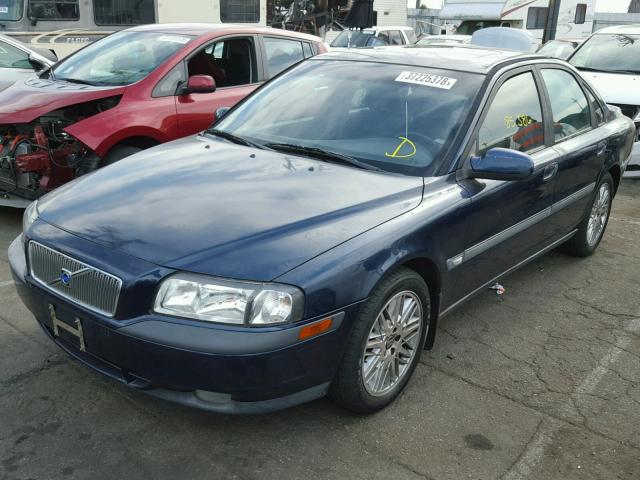 YV1TS90D011179175 - 2001 VOLVO S80 T6 BLUE photo 2