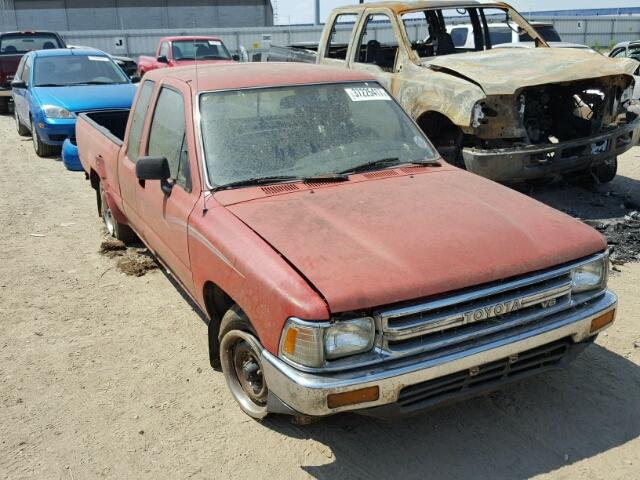 JT4VN93D9M5023568 - 1991 TOYOTA PICKUP 1/2 MAROON photo 1