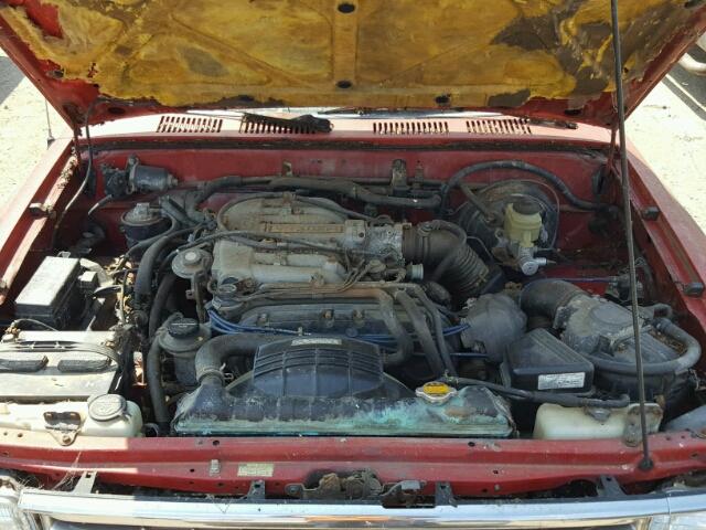 JT4VN93D9M5023568 - 1991 TOYOTA PICKUP 1/2 MAROON photo 7