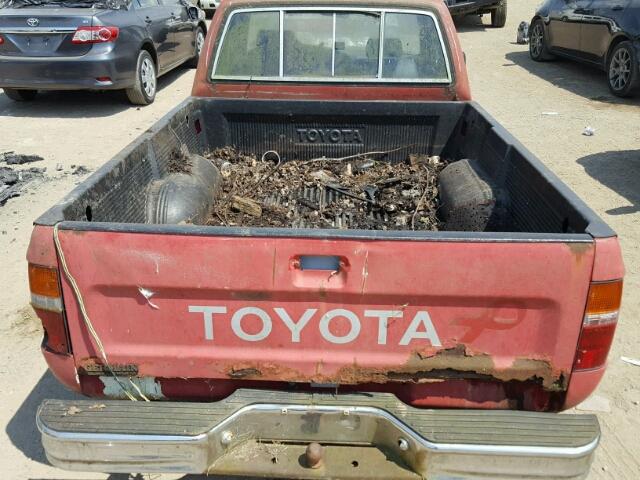 JT4VN93D9M5023568 - 1991 TOYOTA PICKUP 1/2 MAROON photo 9