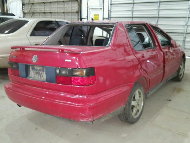 3VWPB81H2WM264593 - 1998 VOLKSWAGEN JETTA RED photo 4