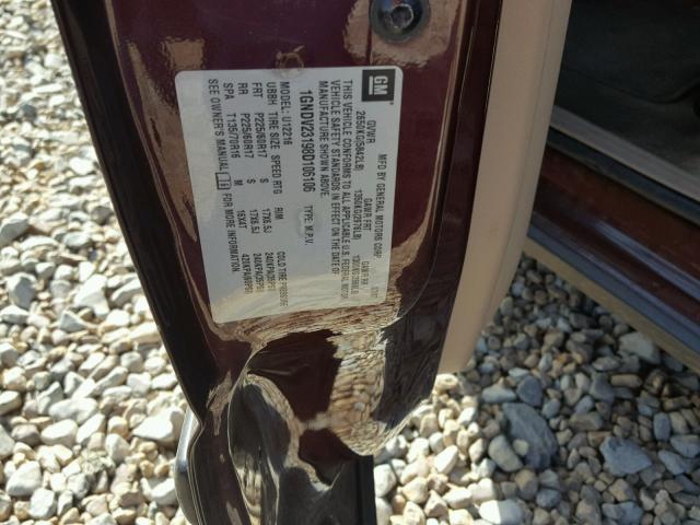 1GNDV23198D106106 - 2008 CHEVROLET UPLANDER L 栗色 照片 10