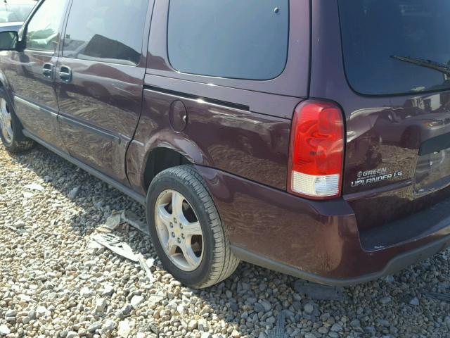 1GNDV23198D106106 - 2008 CHEVROLET UPLANDER L 栗色 照片 9