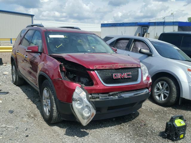 1GKER23718J195083 - 2008 GMC ACADIA SLT RED photo 1