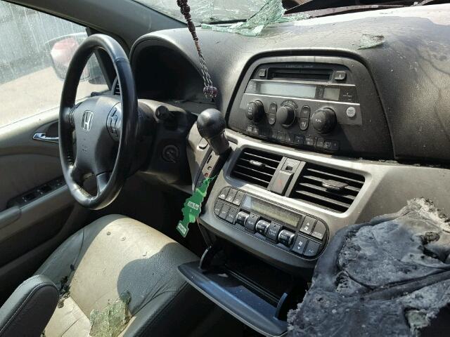 5FNRL386X6B113120 - 2006 HONDA ODYSSEY EX SILVER photo 9