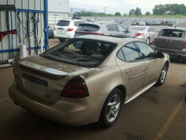 2G2WR524541195220 - 2004 PONTIAC GRAND PRIX GOLD photo 4