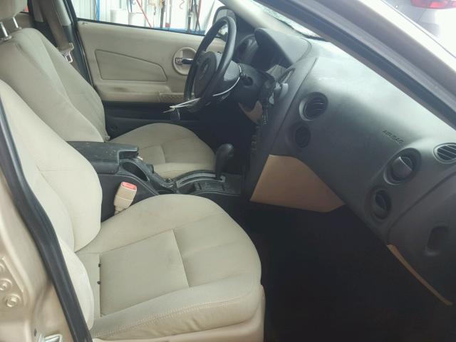 2G2WR524541195220 - 2004 PONTIAC GRAND PRIX GOLD photo 5