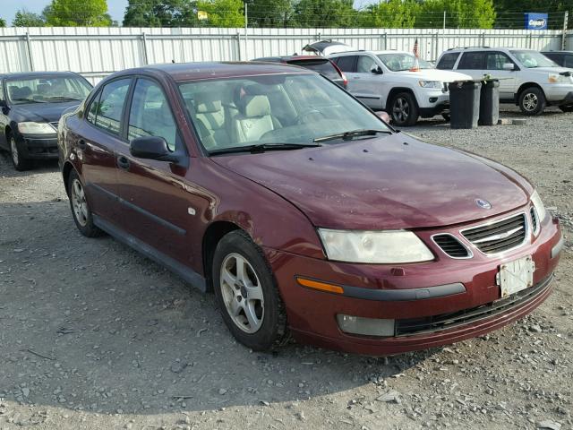 YS3FB49S341037035 - 2004 SAAB 9-3 LINEAR MAROON photo 1