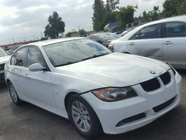 WBAVA37577NL17273 - 2007 BMW 328I WHITE photo 1