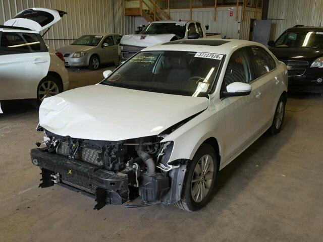 3VW1K7AJ7FM418914 - 2015 VOLKSWAGEN JETTA BASE WHITE photo 2