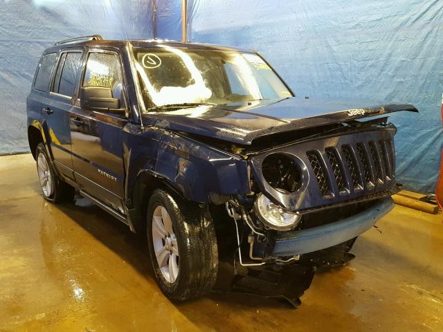 1C4NJRBB3CD655594 - 2012 JEEP PATRIOT SP BLUE photo 1