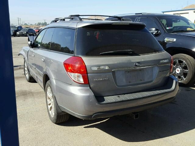 4S4BP66C197317584 - 2009 SUBARU OUTBACK 2. SILVER photo 3