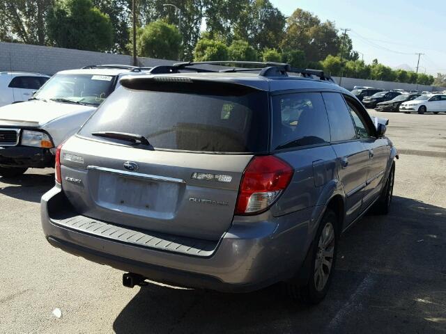 4S4BP66C197317584 - 2009 SUBARU OUTBACK 2. SILVER photo 4