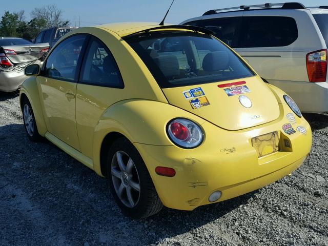 3VWCD31C74M403579 - 2004 VOLKSWAGEN NEW BEETLE 黄色 照片 3
